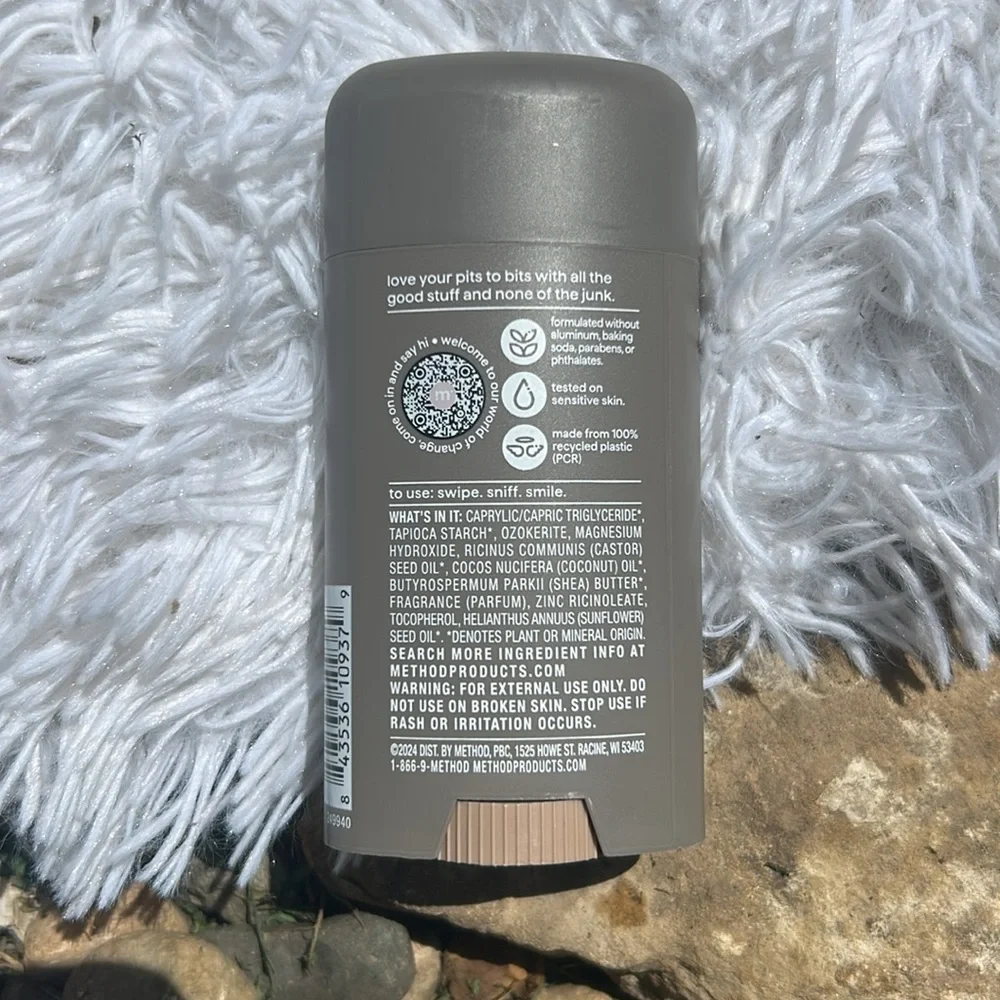 🩶5/$30 method cedar + cypress deodorant 2.65 oz NEW